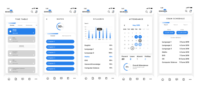 EduKool teachers dashboard